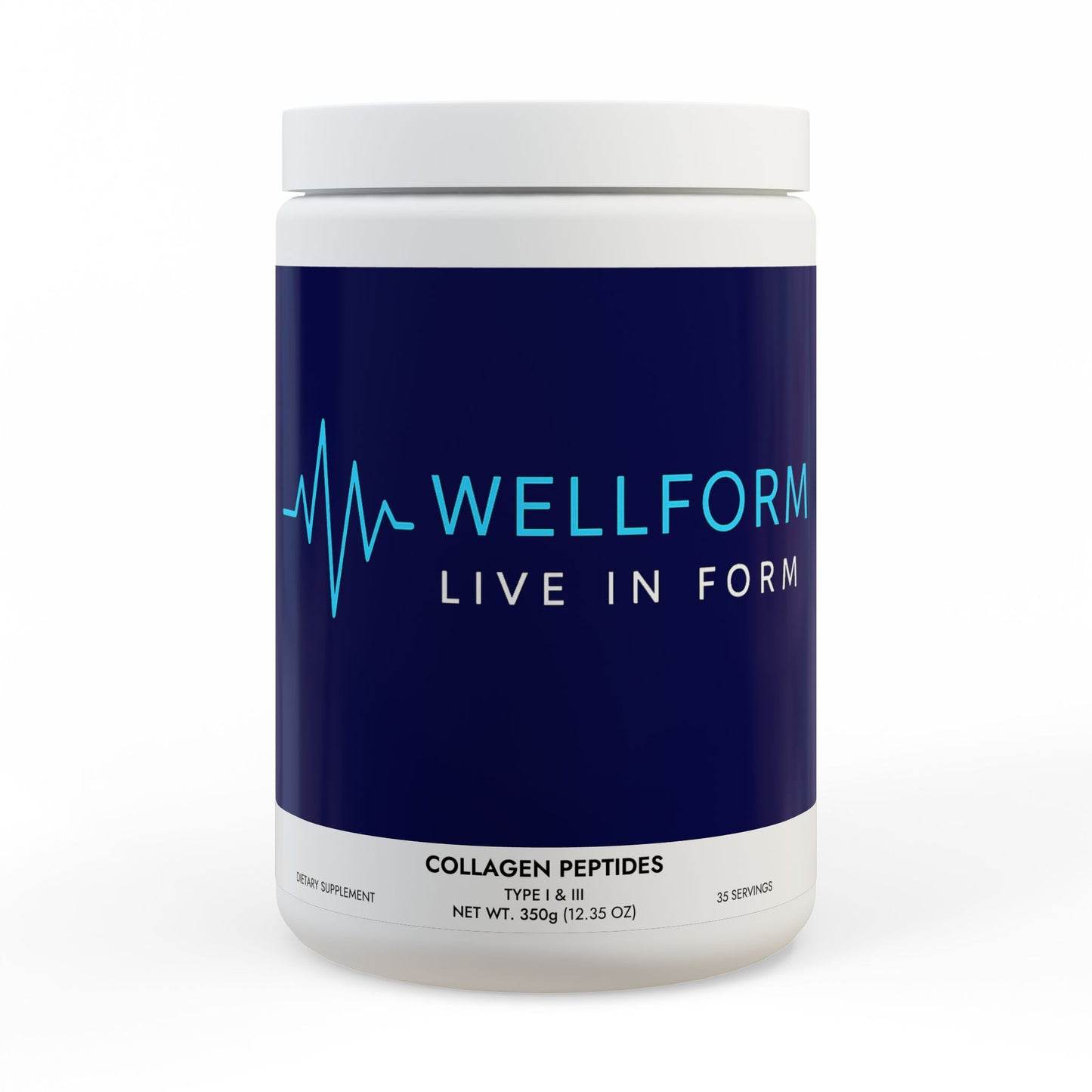 Collagen Peptides Type I & III Supplement (350g, 12.3oz)